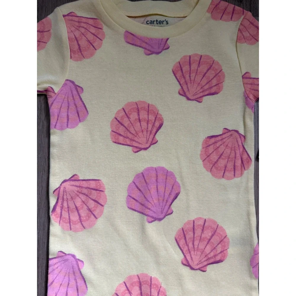 Girl pajama set 3T seashells